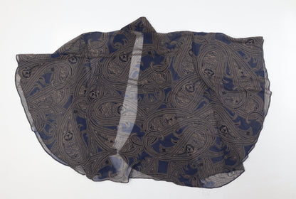 Womens UK Size 12 Per Una Blue Kimono Blouse