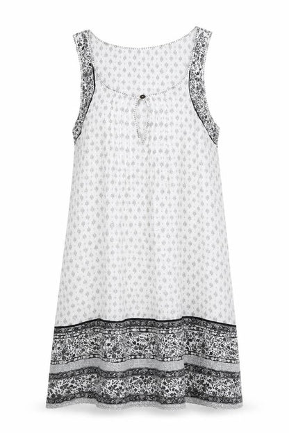 Marks and Spencer Womens White Solid Modal Cami Dress Size 10 Button