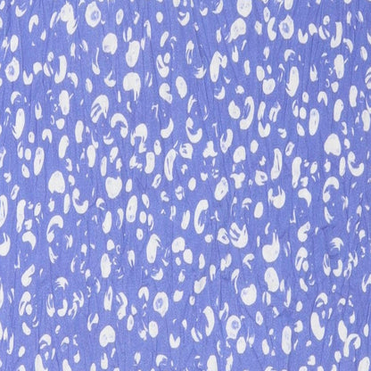 Monkl Womens Blue Viscose Shirt Dress Size XS Round Neck