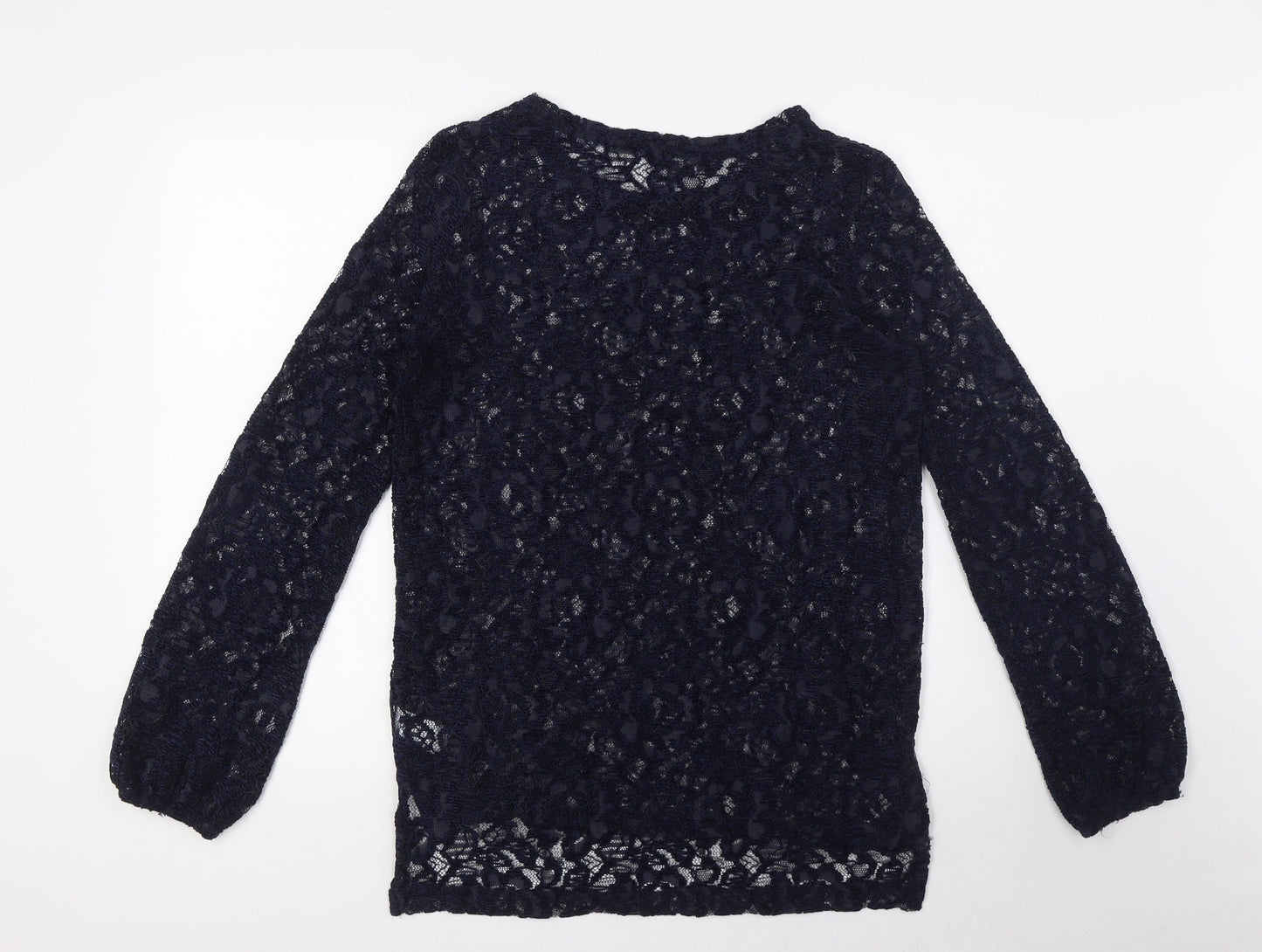 Womens UK Size 10 NEXT Blue Basic Blouse