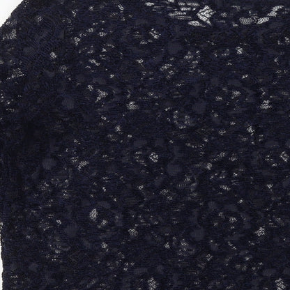 Womens UK Size 10 NEXT Blue Basic Blouse