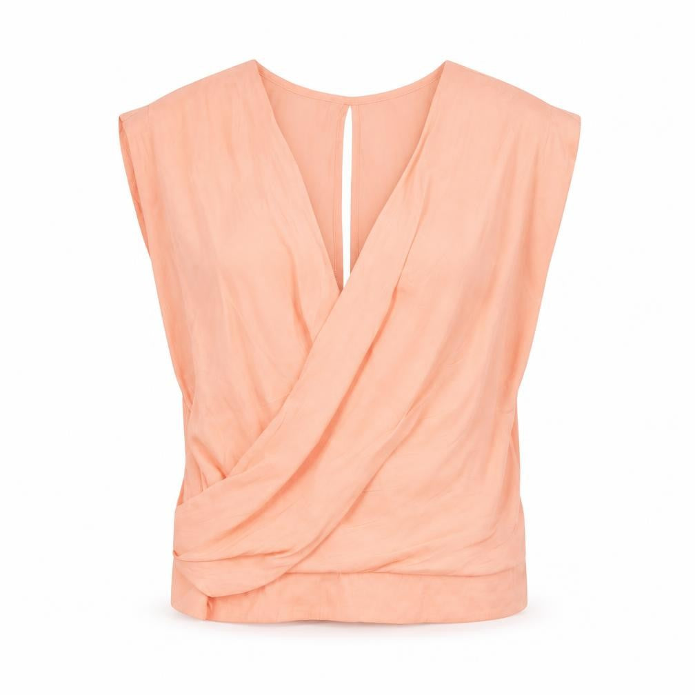 Womens UK Size 8 River Island Pink Cropped Blouse