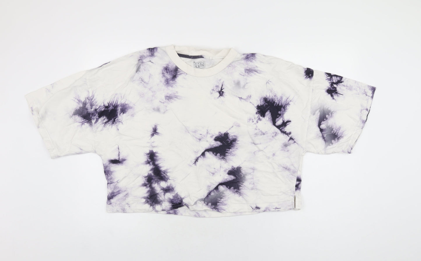 Womens UK Size M NEXT White Cropped T-Shirt
