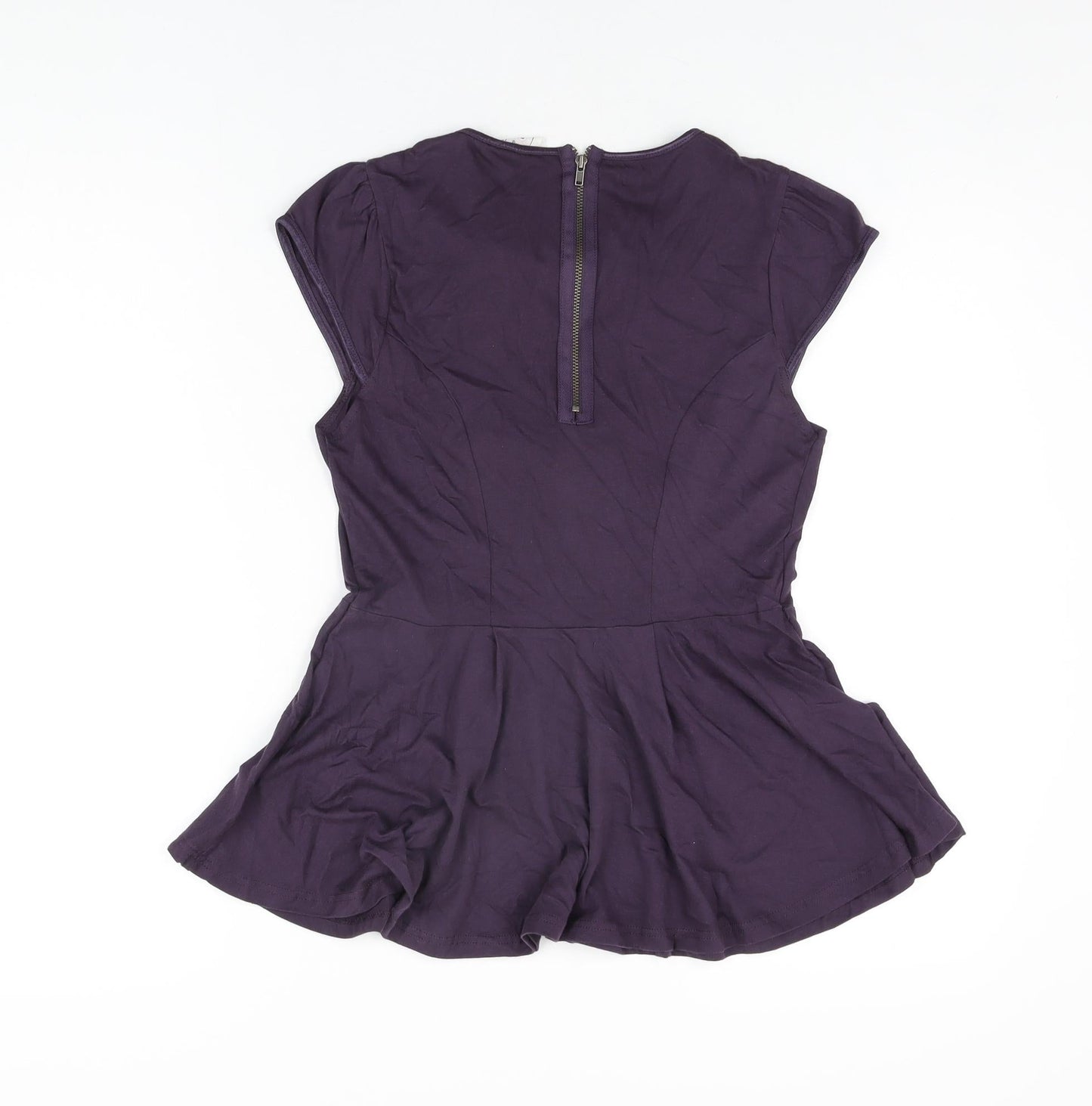 Womens UK Size 6 NEXT Purple Basic T-Shirt