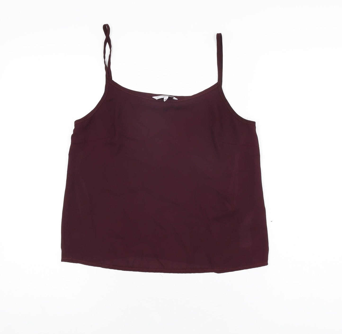 Womens UK Size 10 New Look Purple Camisole T-Shirt