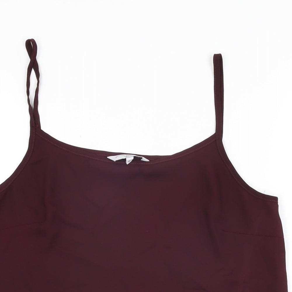 Womens UK Size 10 New Look Purple Camisole T-Shirt