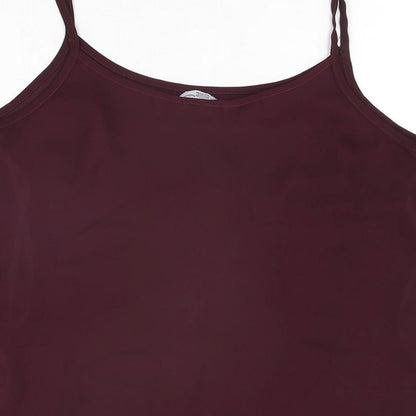 Womens UK Size 10 New Look Purple Camisole T-Shirt