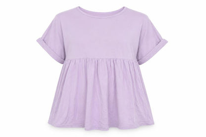 Boohoo Womens Purple Viscose Shift Size 10 Round Neck Pullover