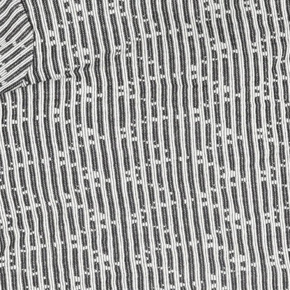 Klass Womens Grey Striped Jacket Size 14 Button