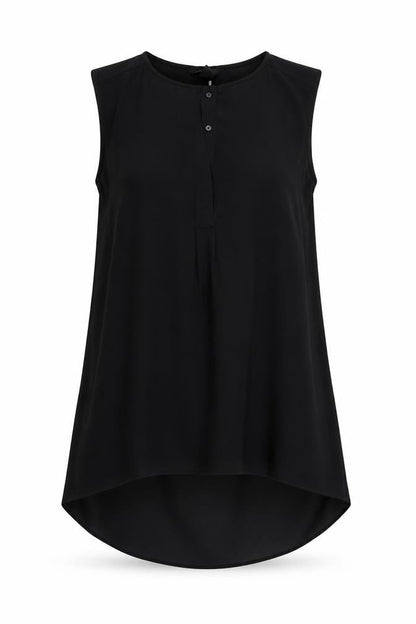 Womens UK Size 8 H&M Black Basic Blouse