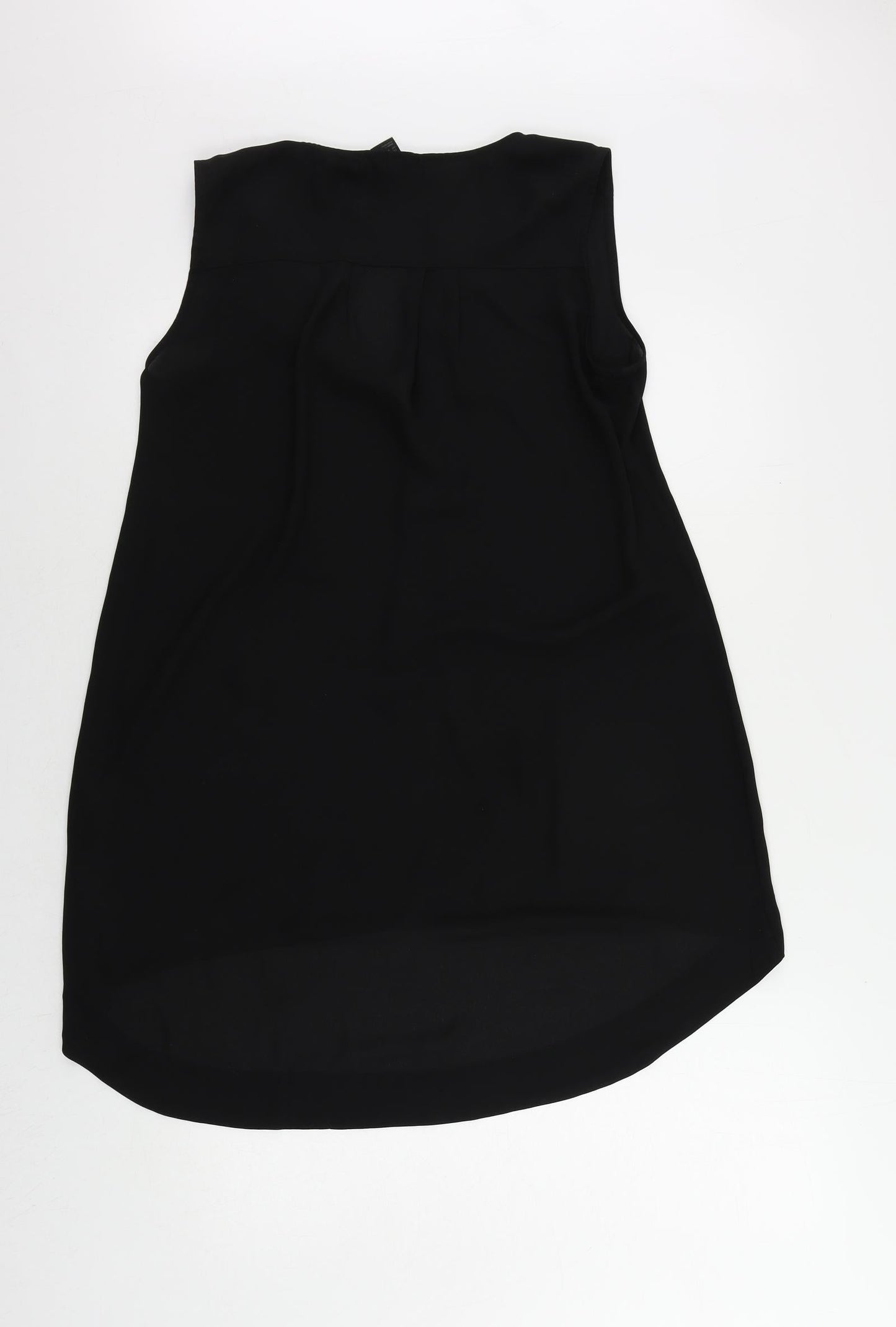 Womens UK Size 8 H&M Black Basic Blouse