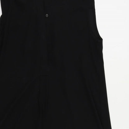 Womens UK Size 8 H&M Black Basic Blouse