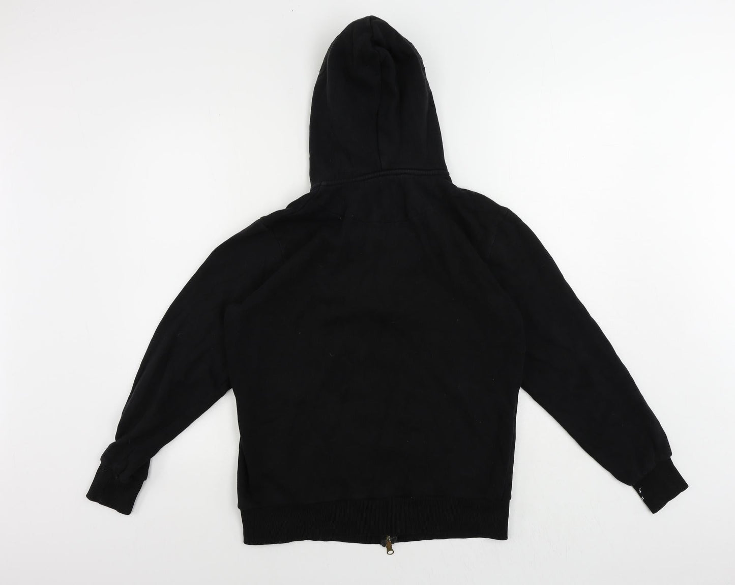 Mens UK Size XS SikSilk Black Full Zip Hoodie