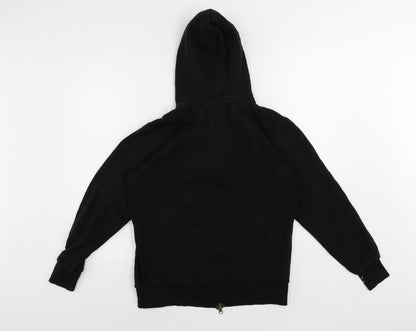 Mens UK Size XS SikSilk Black Full Zip Hoodie