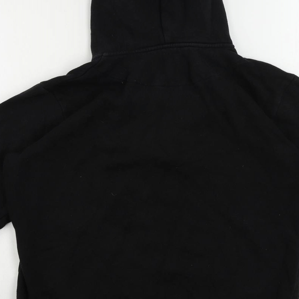 Mens UK Size XS SikSilk Black Full Zip Hoodie