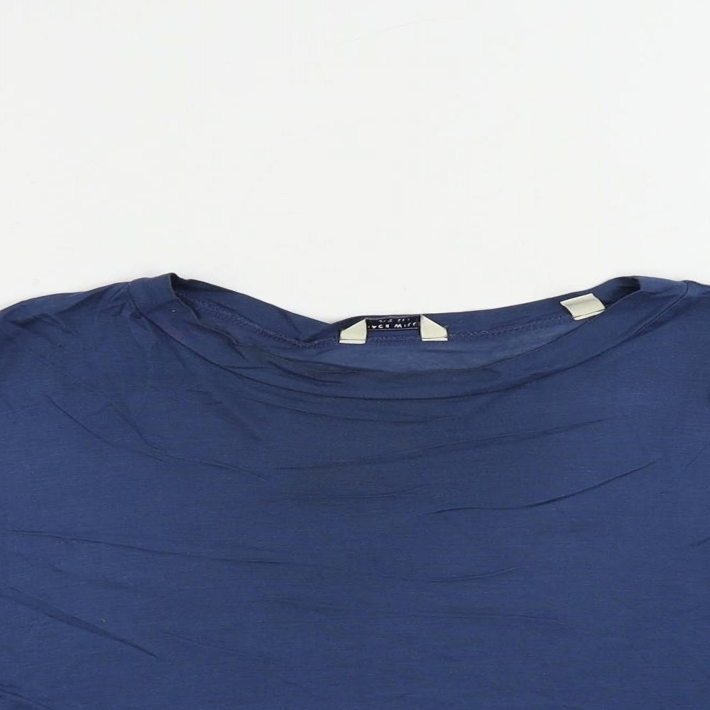 Jack Wills Womens Blue Modal Basic T-Shirt Size M Crew Neck - Vintage
