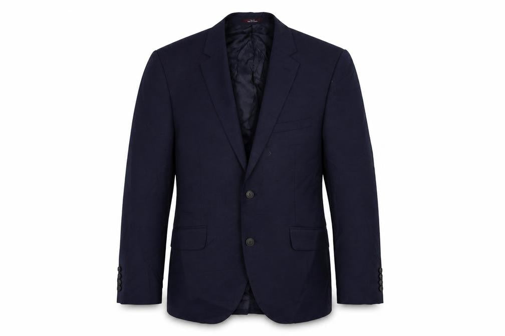 Mens UK Size 38 Marks and Spencer Regular Blue Suit Jacket