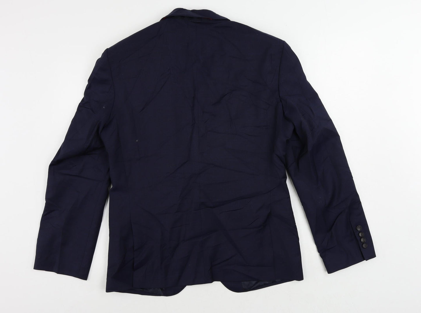 Mens UK Size 38 Marks and Spencer Regular Blue Suit Jacket