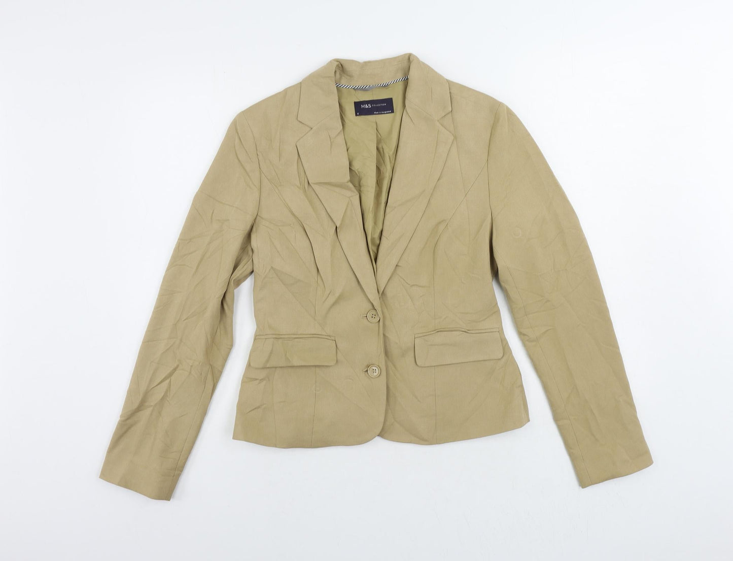 Womens UK Size 8 Marks and Spencer Beige Jacket