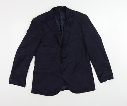 Mens UK Size 40 Marks and Spencer Regular Blue Suit Jacket