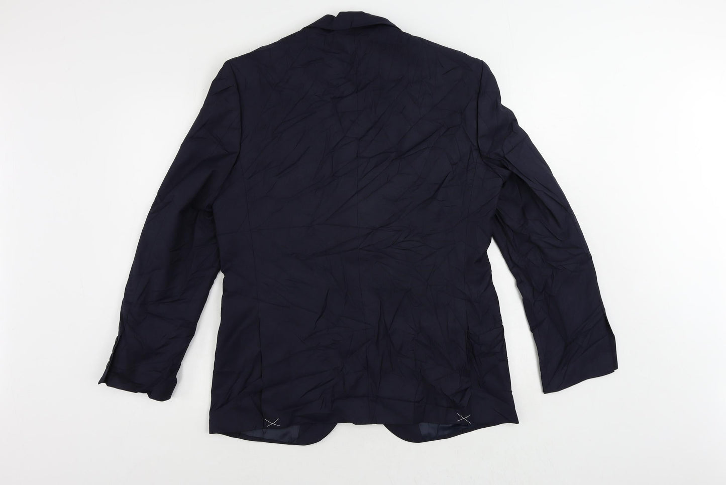 Mens UK Size 40 Marks and Spencer Regular Blue Suit Jacket