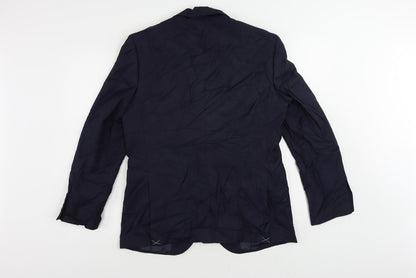 Mens UK Size 40 Marks and Spencer Regular Blue Suit Jacket