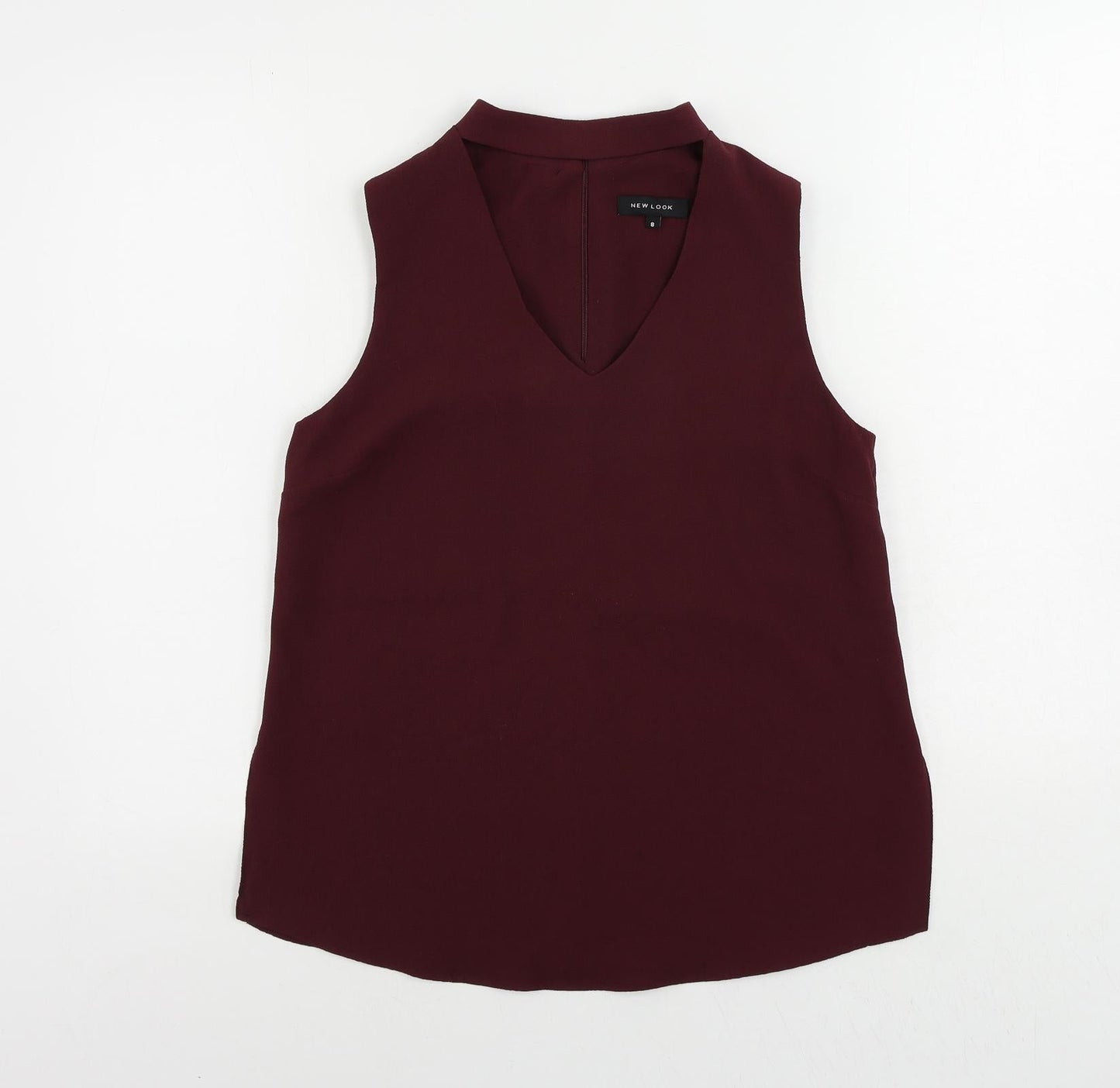 Womens UK Size 8 New Look Purple Basic Blouse
