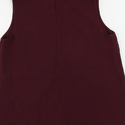 Womens UK Size 8 New Look Purple Basic Blouse