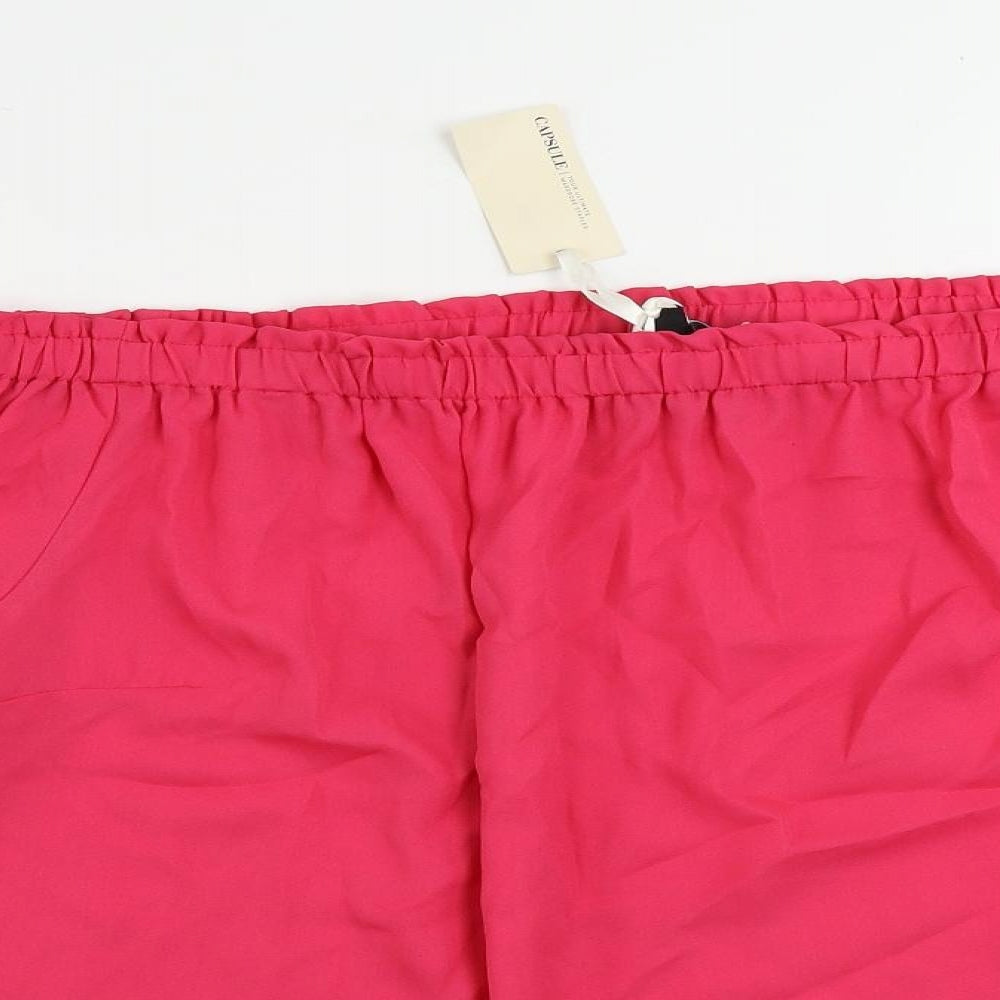 Womens UK Size 16 Capsule Pink Basic Blouse