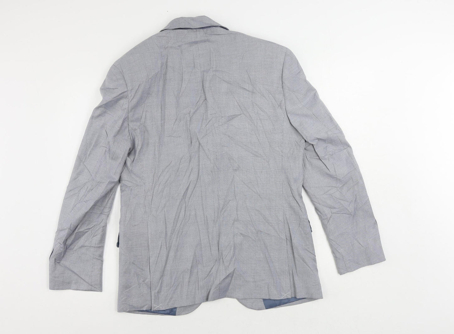 Mens UK Size 40 Marks and Spencer Regular Blue Suit Jacket