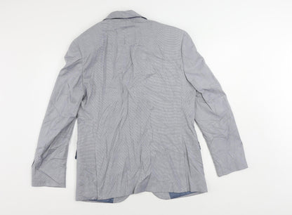 Mens UK Size 40 Marks and Spencer Regular Blue Suit Jacket