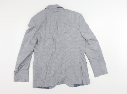 Mens UK Size 40 Marks and Spencer Regular Blue Suit Jacket