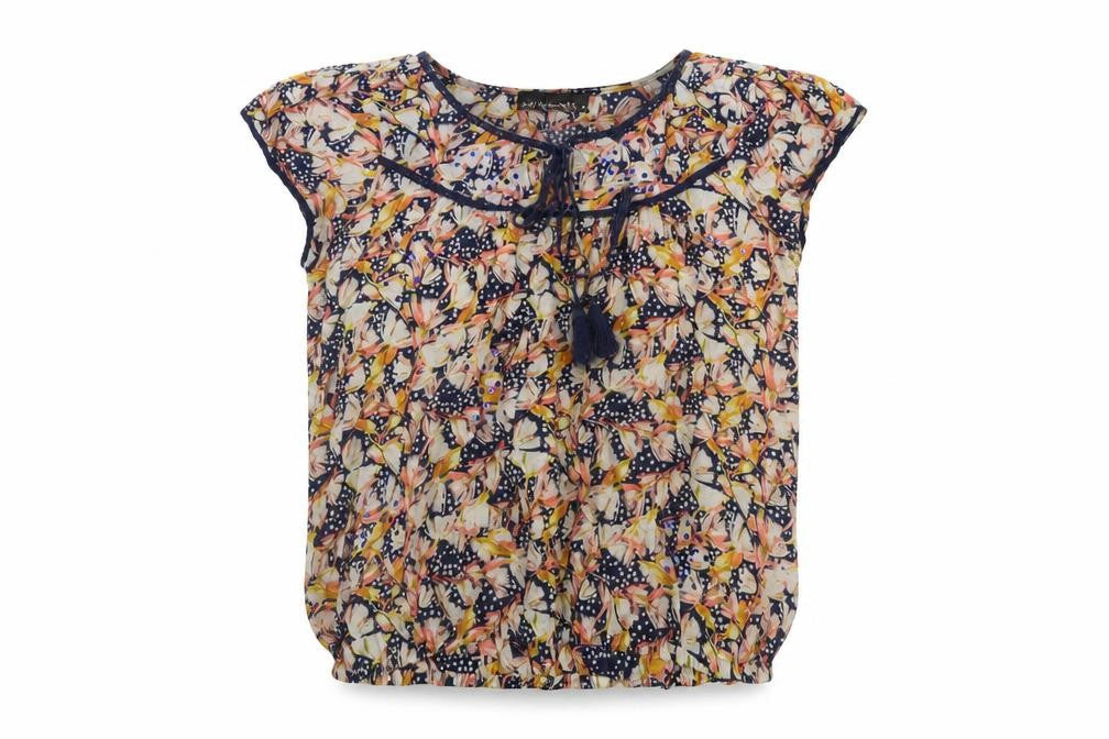 Womens UK Size 14 JUST ELEGANCE Multicoloured Basic Blouse