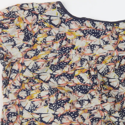 Womens UK Size 14 JUST ELEGANCE Multicoloured Basic Blouse