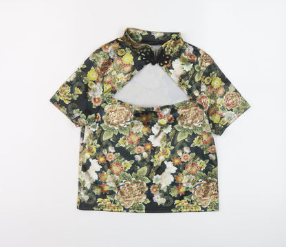 Womens UK Size S Urban Outfitters Multicoloured Basic Blouse