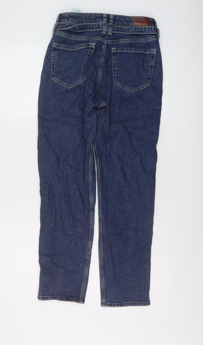 Hollister Womens Blue Cotton Mom Jeans Size 26 in L27 in Regular Button