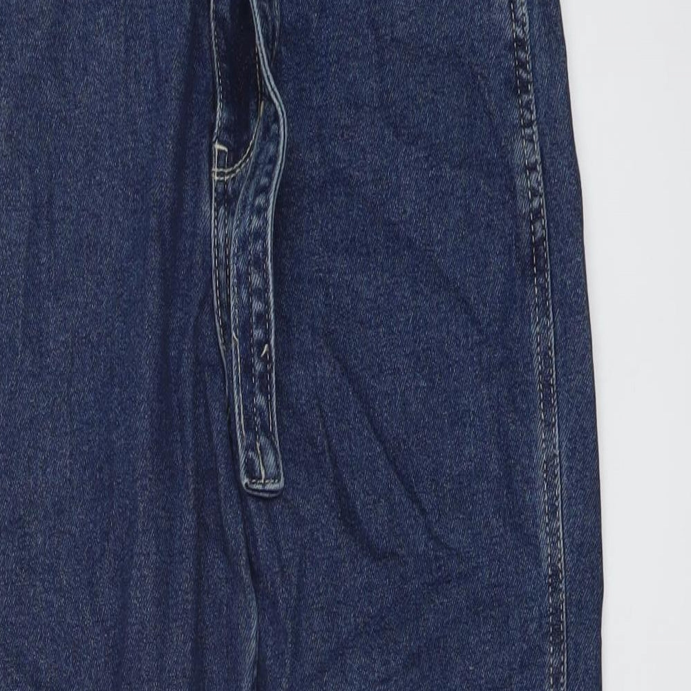 Hollister Womens Blue Cotton Mom Jeans Size 26 in L27 in Regular Button