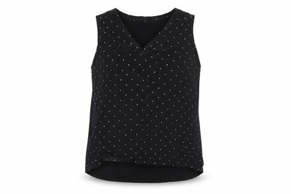 Womens UK Size S Gap Black Basic Tank
