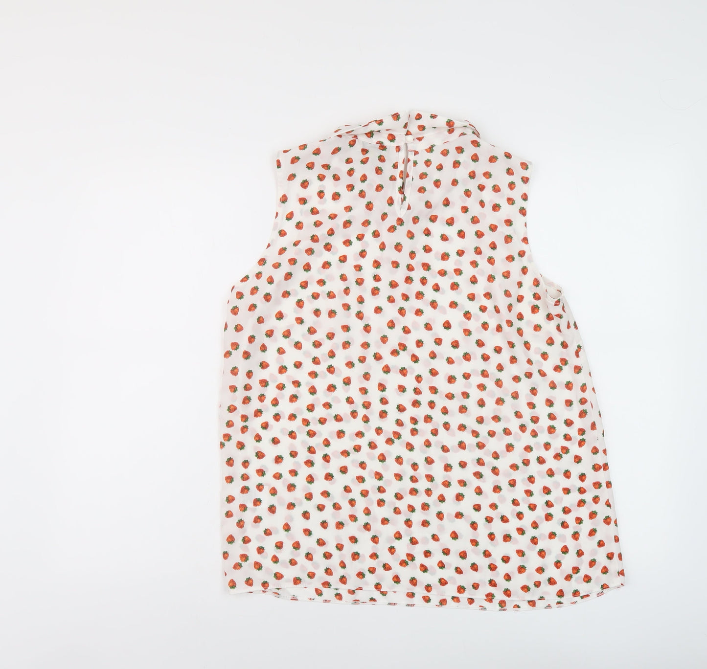 Womens UK Size L Heyton White Basic Tank
