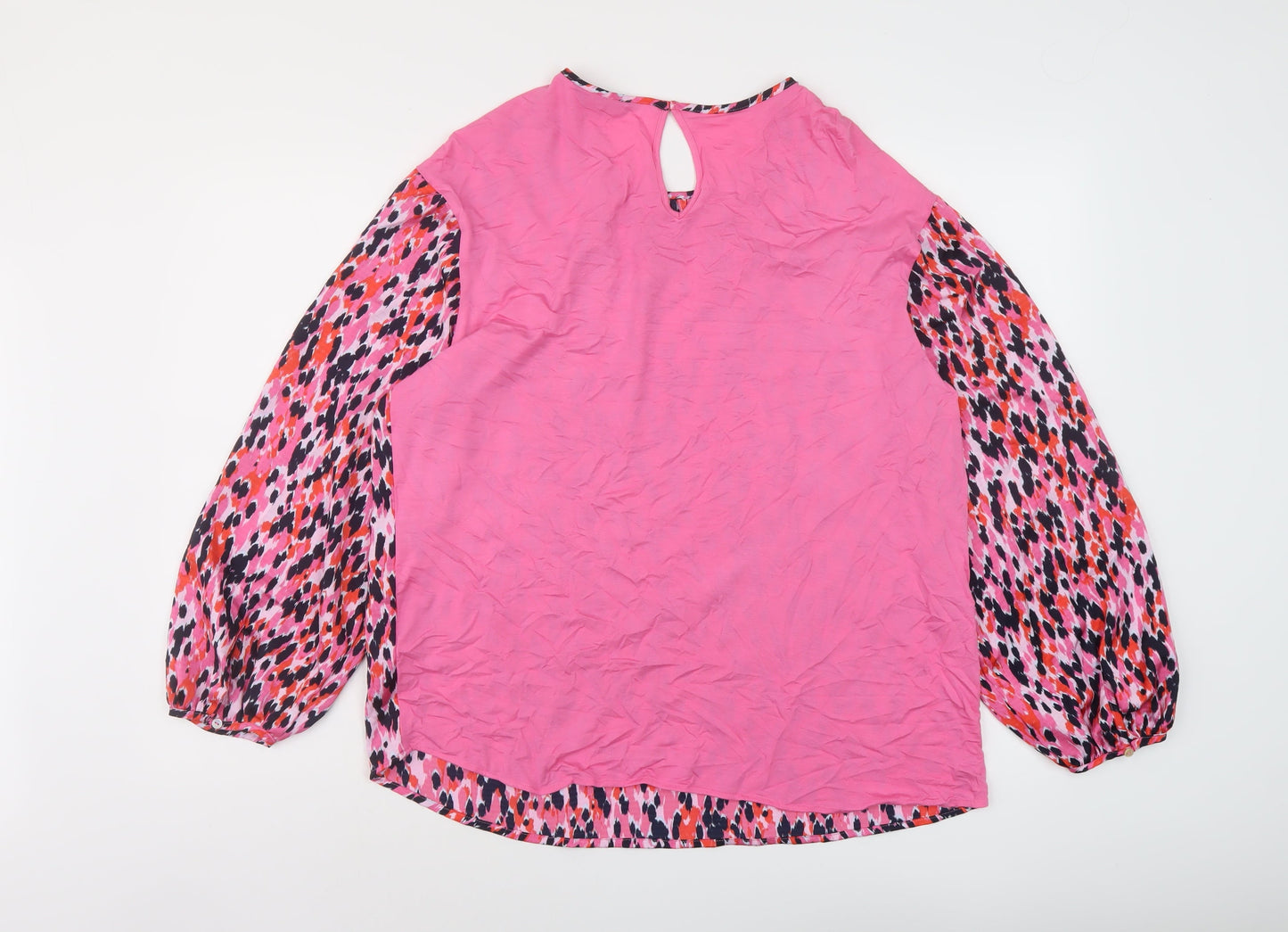 Womens UK Size 10 Marks and Spencer Pink Basic Blouse
