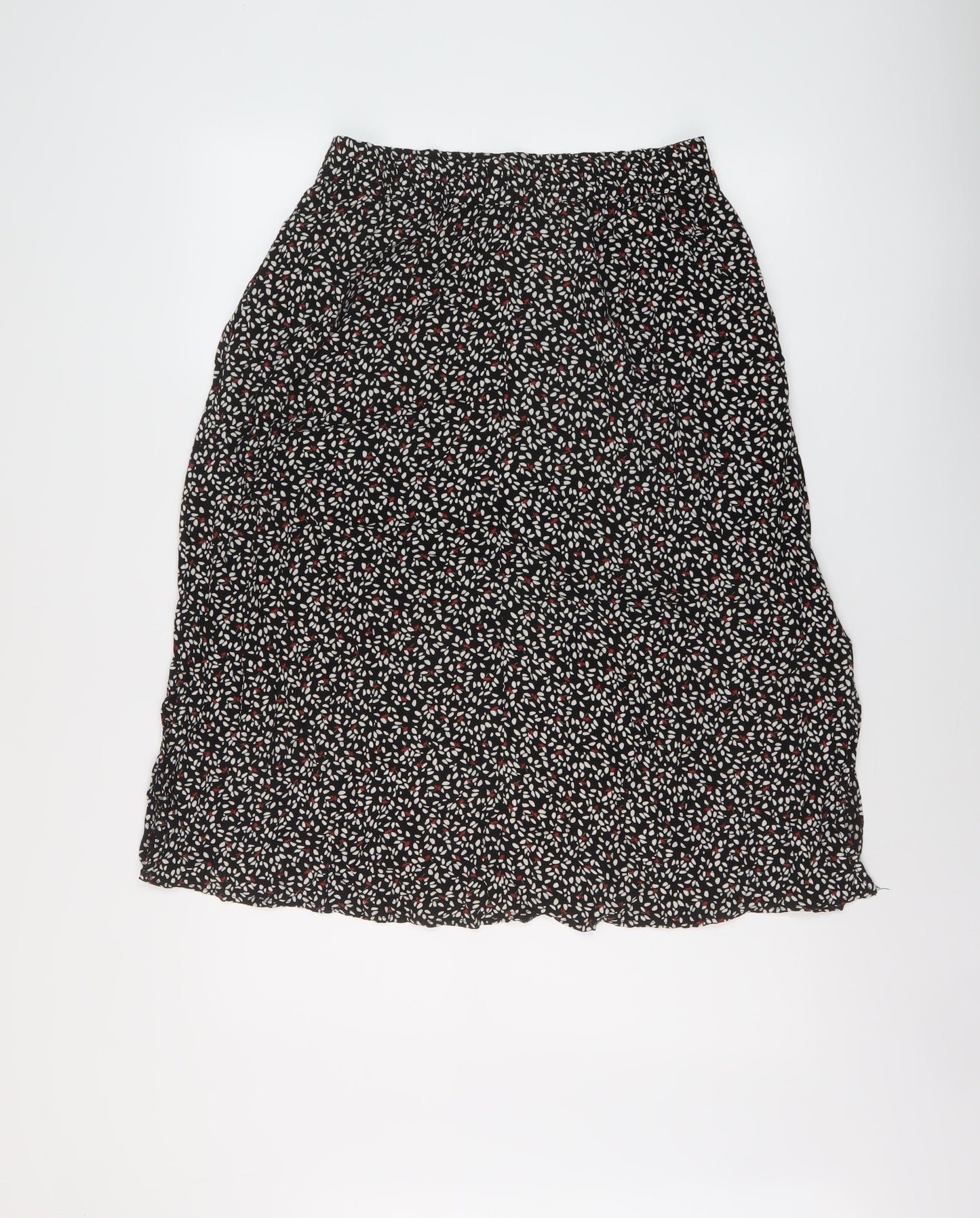 John Lewis Womens Multicoloured Geometric Viscose A-Line Skirt Size 12