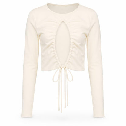 Womens UK Size 8 AsYou Ivory Cropped Blouse
