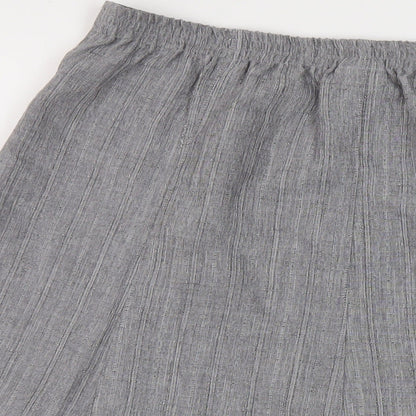 Damart Womens Grey Polyester A-Line Skirt Size 16