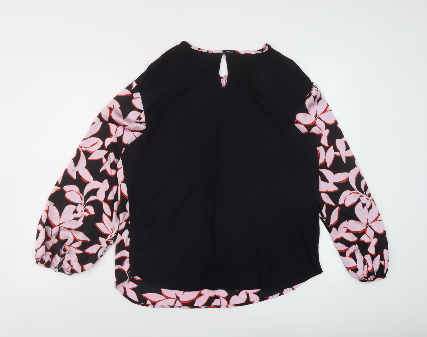 Womens UK Size 8 Marks and Spencer Black Basic Blouse