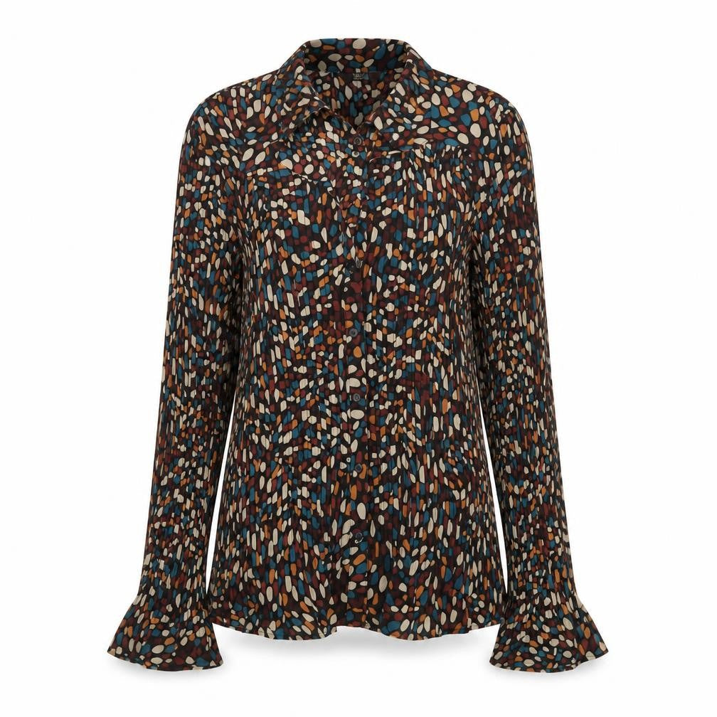 Womens UK Size 16 Marks and Spencer Multicoloured Basic Button-Up