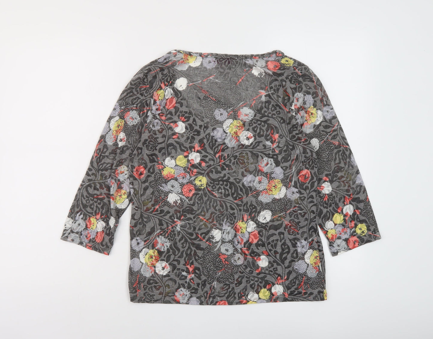 Womens UK Size 14 Per Una Multicoloured Basic Blouse
