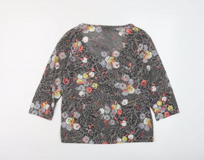 Womens UK Size 14 Per Una Multicoloured Basic Blouse