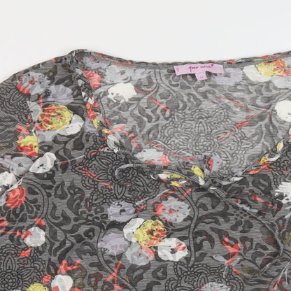 Womens UK Size 14 Per Una Multicoloured Basic Blouse