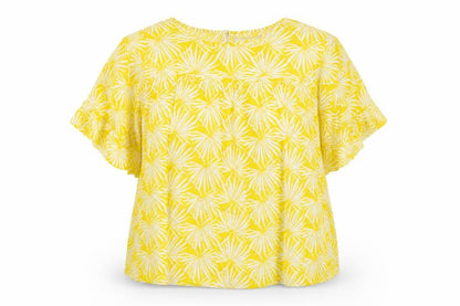 Womens UK Size 20 Marks and Spencer Yellow Basic Blouse