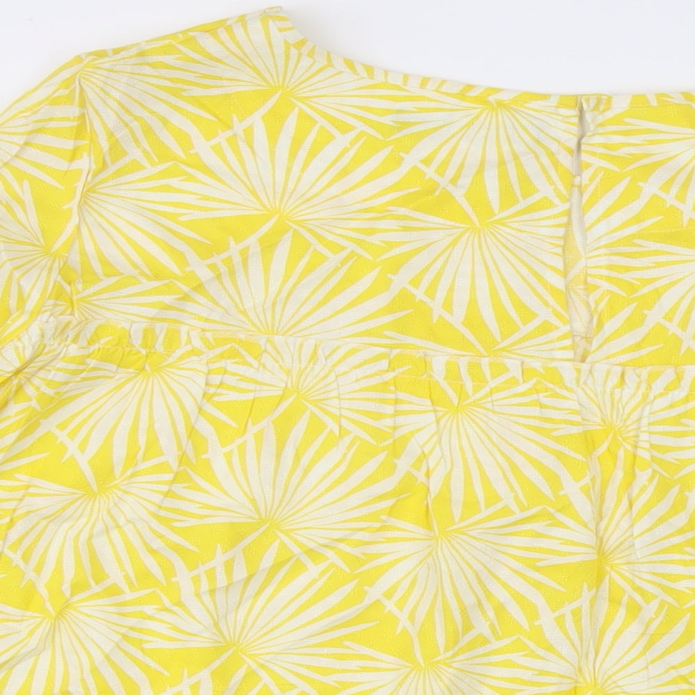 Womens UK Size 20 Marks and Spencer Yellow Basic Blouse